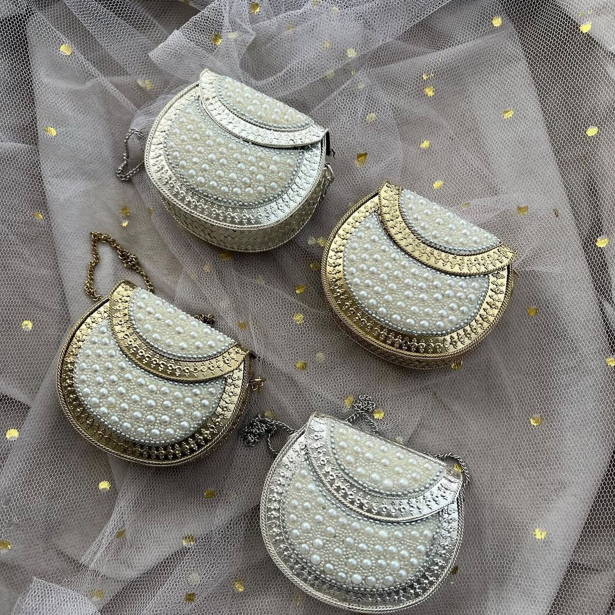 Mini pearl bags
