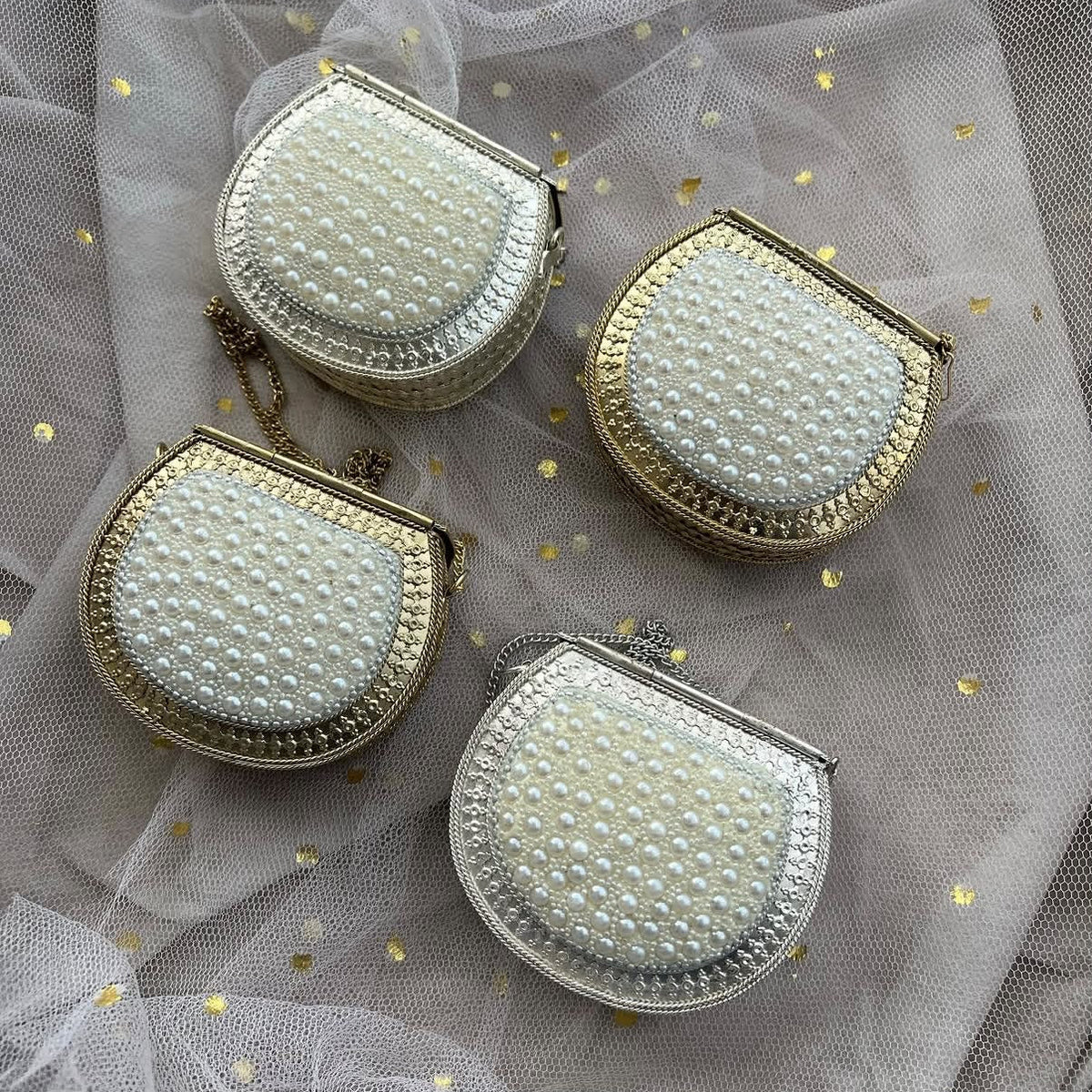 Mini pearl bags