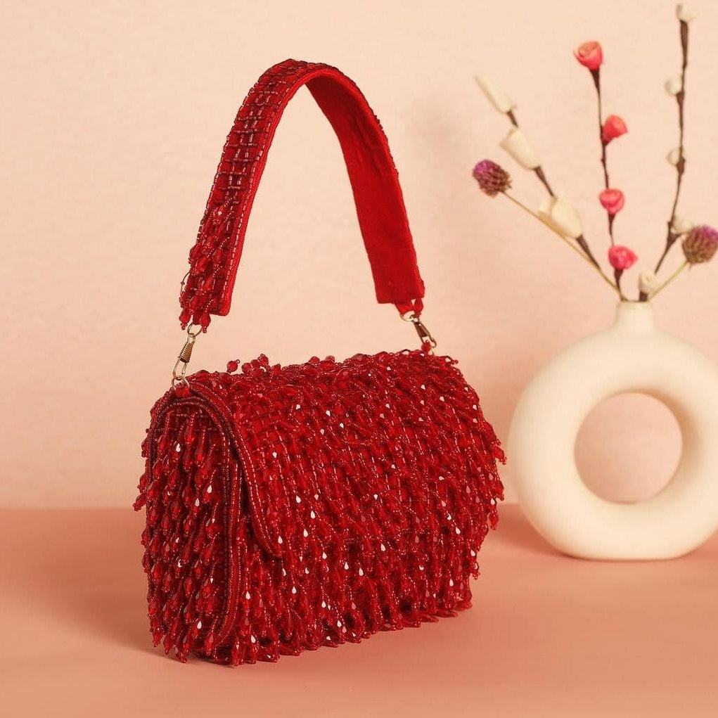 Crystal flap Bags