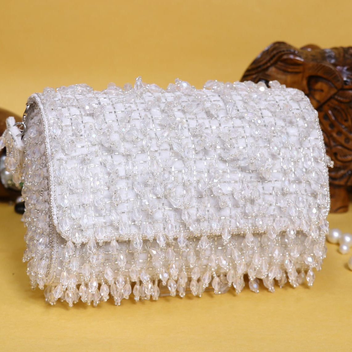Crystal flap Bags