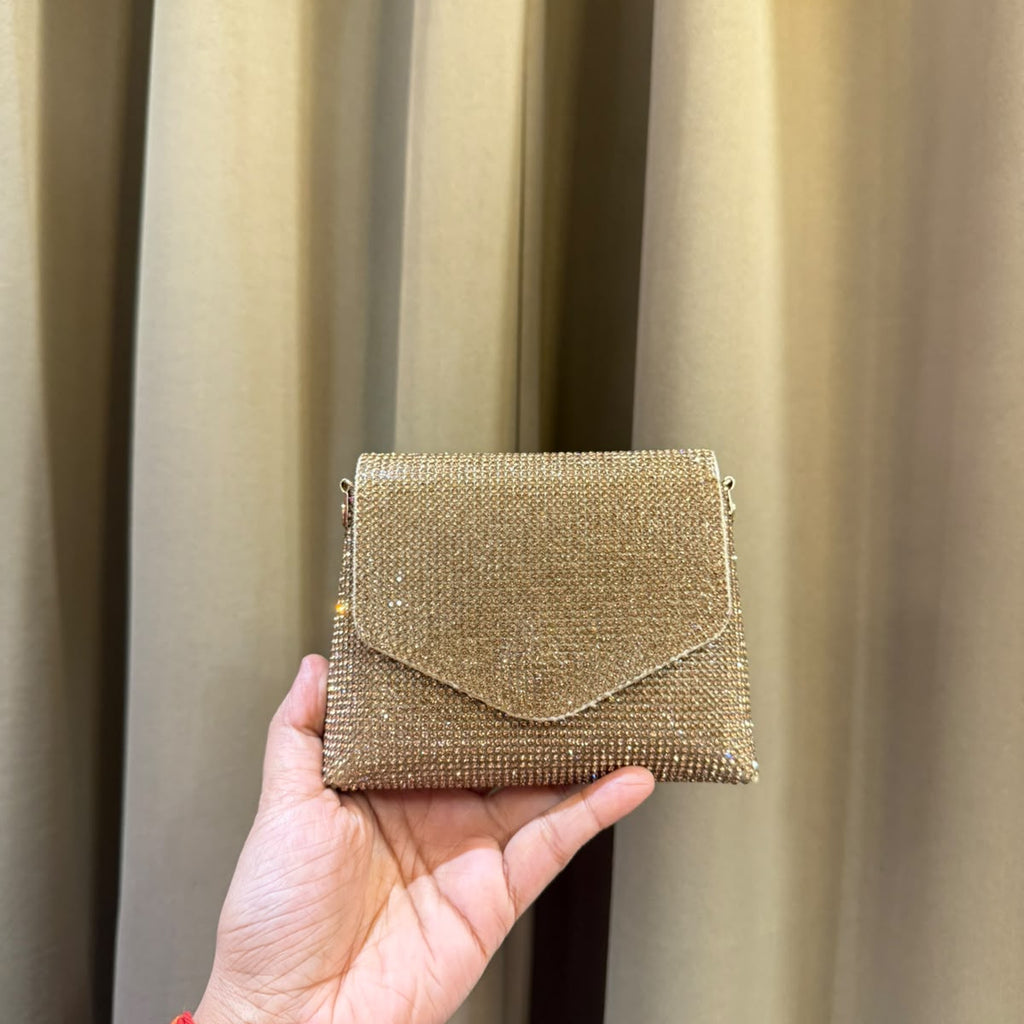 Mini Glitter Batua with Sling