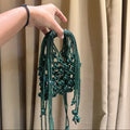 Aurora Crystal Emerald Bag