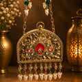Taj Mahal Mini Brass Clutches