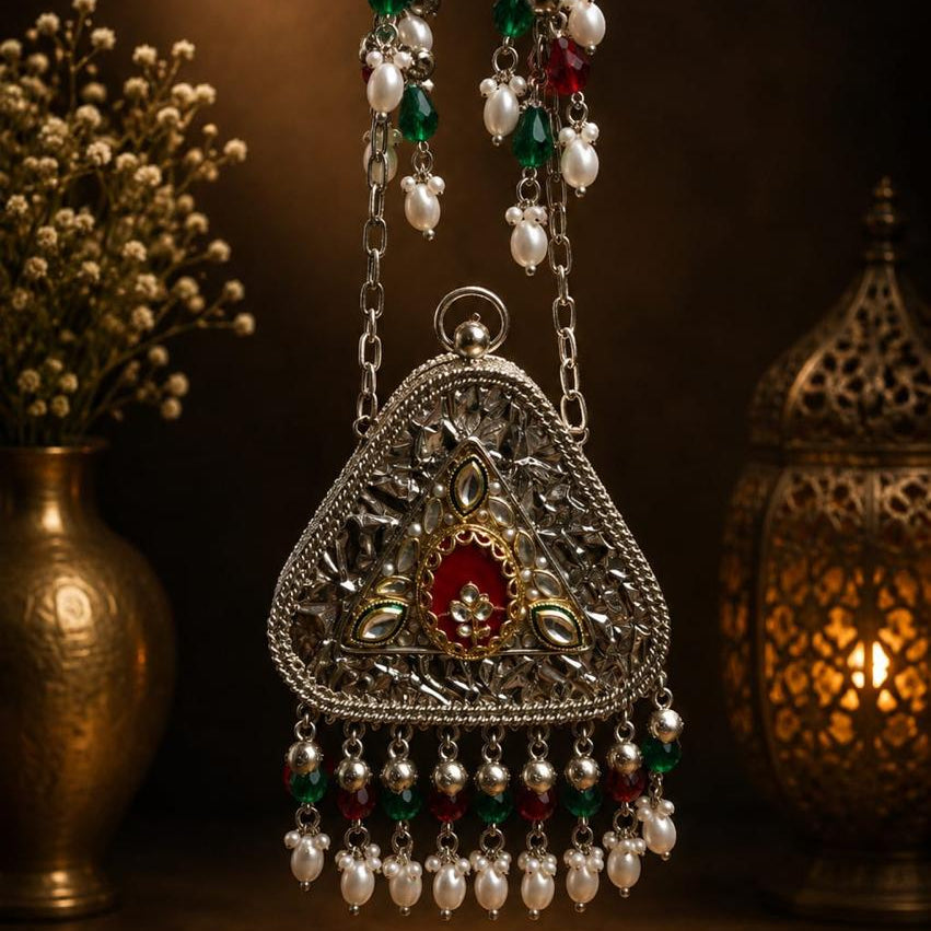 Taj Mahal Mini Brass Clutches