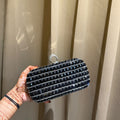 Rhinestone Rectangle Stud Bags